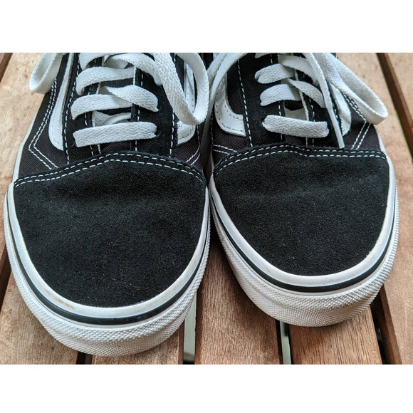 Vans Old Skool Core Classics Style 721356 Size 6.5M 8W Black and White - Picture 4 of 10